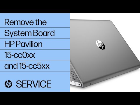 Lepaskan Board Sistem HP Pavilion 15-cc0xx dan 15-cc5xx HP