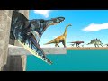 Dinosaur Race Escape Or Be A Delicious Meal For Gourmets Animal Revolt Battle Simulator 