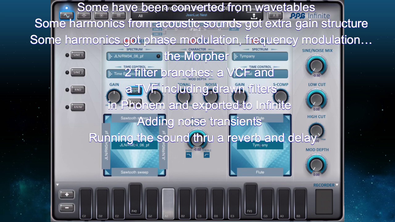 JeanLuc Nest explains his sound creations