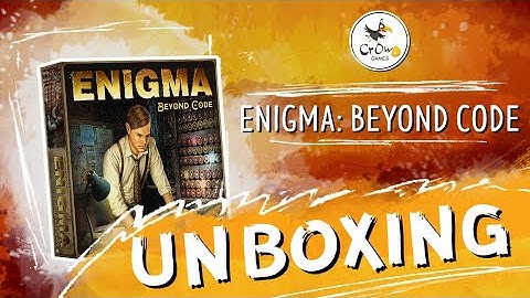 ENIGMA:  Beyond Code - unboxing