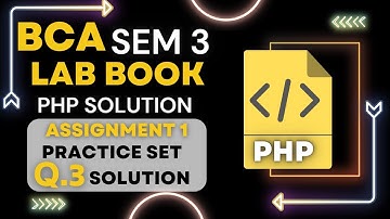 PHP: Pre and Post-Increment in Action | BCA Sem 3 Lab Book Solution Assignment 1 Practice Question 3