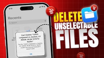 How to Delete Undeletable Files From iPhone Files App | Delete Undeletable Photos & Videos on iOS 18