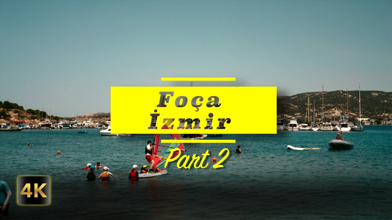 [4K] Seaside Serenity: A Tranquil Walk along the Shores of Foça, İzmir