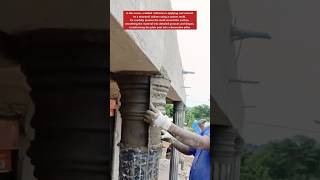 The Birth of a Beautiful Column Through Craftsmanship #craftsman #work