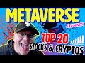 Top 20 Metaverse Stocks and Cryptos to Buy Now