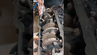 Dodge 4.7 engine assembly #dodge #engines #mechanic #enginerebuild