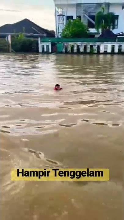 Orang Hampir Tenggelam 😱 #shorts #viral #tenggelam #sungai