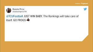 Fans sound off on TCU's College Football Playoff ranking