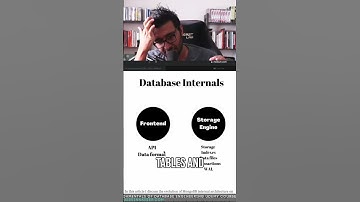SQL is an API, its all about data storage
