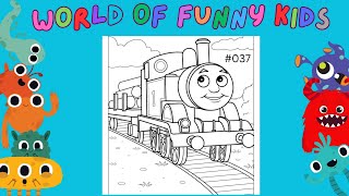 COLORING THOMAS AND FRIENDS | coloring pages | for Kids, Toddler and Preschool