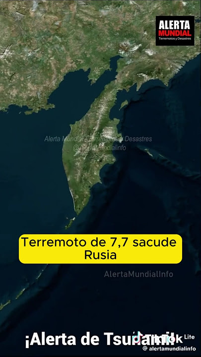 💥 7.7 magnitude earthquake shakes Russia: this is how the strong tremor that alarmed the world was.