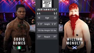 Sodiq Dumes vs. William McNulty | JGFC Fight Night
