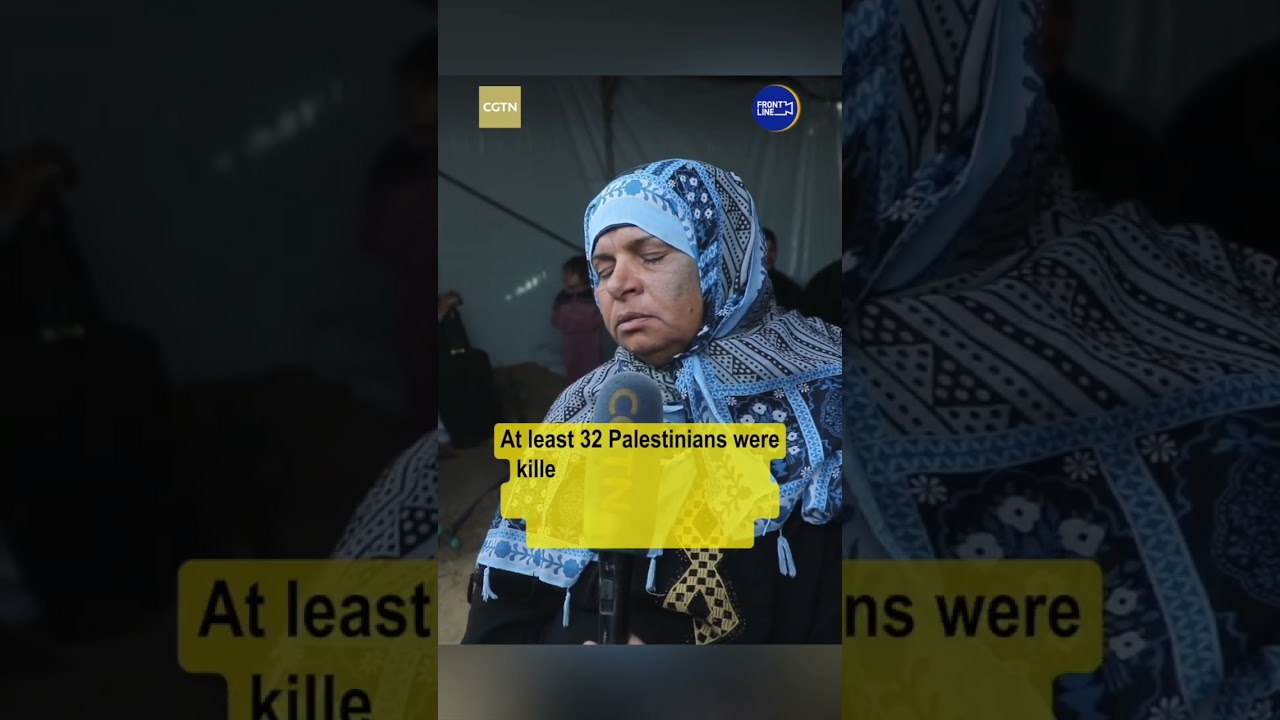 At least 32 Palestinians killed in Israeli strikes ahead of Rafah crossing reopening