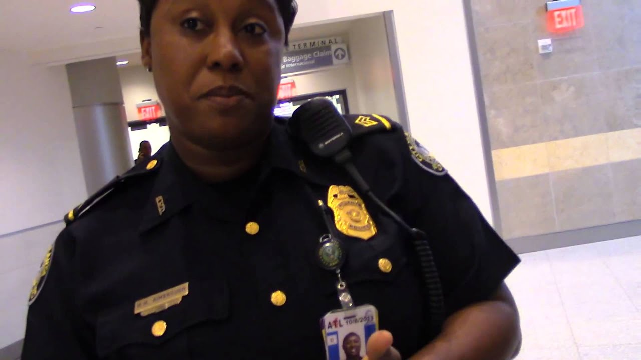 ATL TSA checkpoint closes because of recordingC1P1 - YouTube