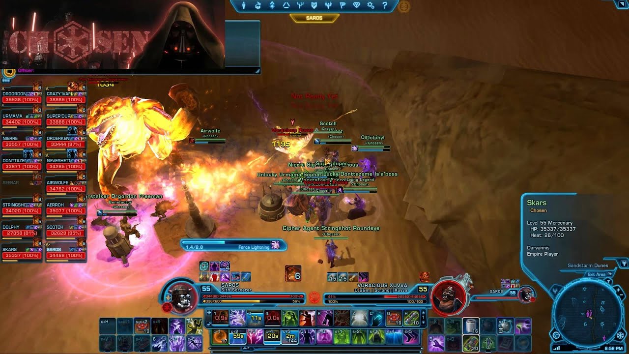 SWTOR Chosen 16-man Nightmare SV Dash'roode Kill