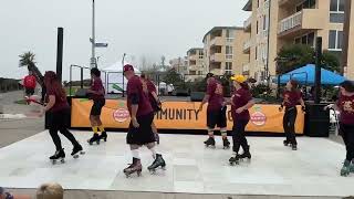 Remarkable Roller Skating Line Dance Routine