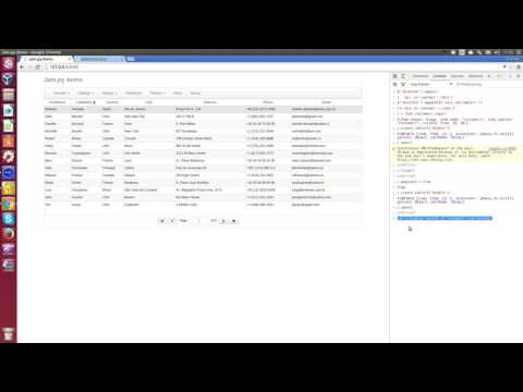 Jam.py tutorial - Data aware controls