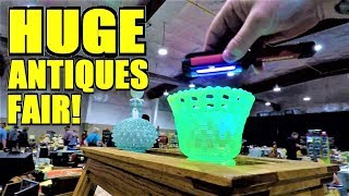 Ep274: FUN FINDS AND FRIENDS AT THE ANTIQUES FAIR! - The ORIGINAL GoPro Yard Sale Vlog!