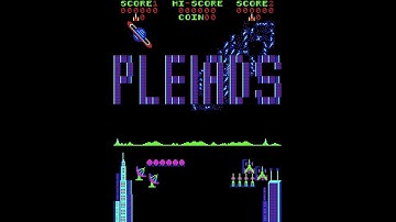 Pleiades Longplay (Arcade Game)