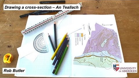 Drawing a cross-section – An Teallach