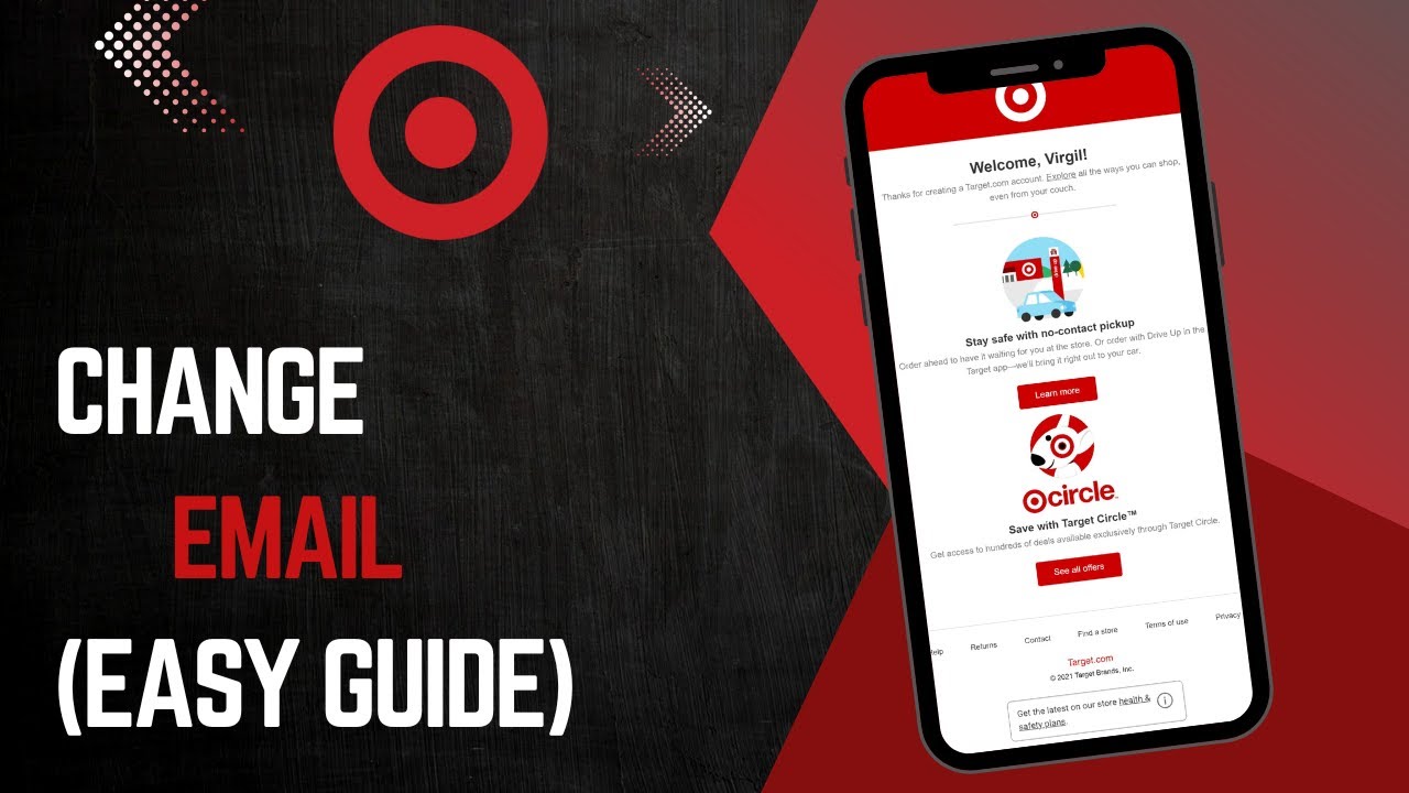 Target Corp Email How to Change Email Address on Target App ! - YouTube