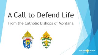 Montana Bishops Issue a Call to Defend Life