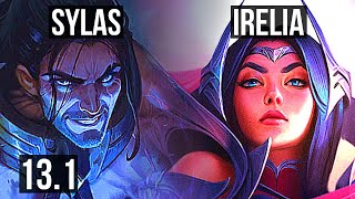 SYLAS vs IRELIA (MID) | 8/2/7, Rank 9 Sylas | EUW Master | 13.1