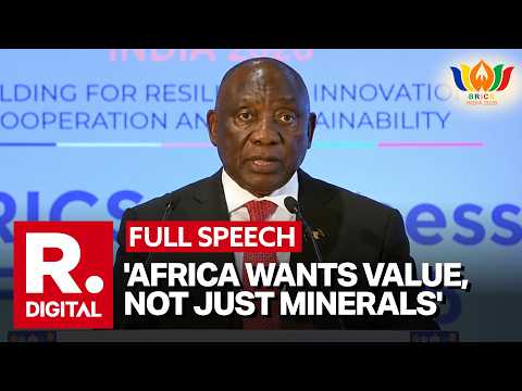 South African President Ramaphosa: Global South Must Lead in Manufacturing, Tech & Value Creation