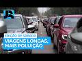 Copa do Mundo: longas distâncias entre cidades-sede aumentam emissão de gases poluentes