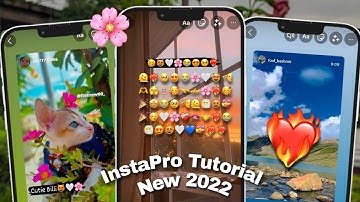 Instapro | iOS Emoji On Instagram Story + Repost Story Round Edges + Share Reels Like Iphone 🌸