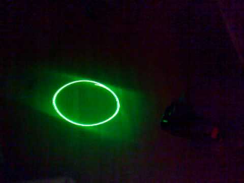 Ultra Portable Pocket Phenom Dj Laser LightShow (Green)