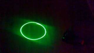 Ultra Portable Pocket Phenom Dj Laser LightShow (Green)