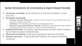 Uncertainty & Agent-Based Models and Stochastic Processes in Agent-Based Models