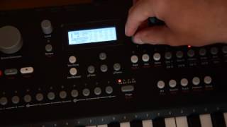 Analog Keys Fat Bass patch making - LPF12 dual Sawtooth PWM
