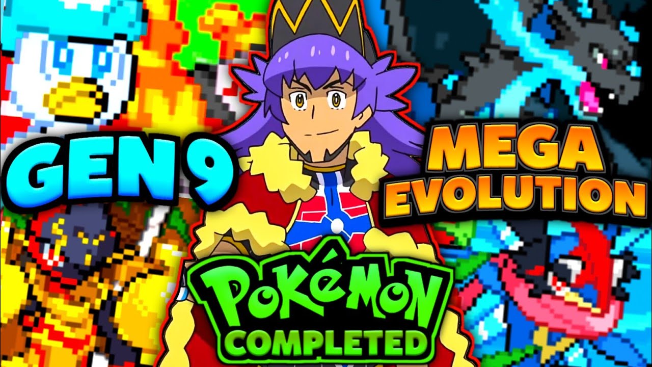 Pokemon GBA Rom Hack 2024 With Mega Evolution 4 Regions Pokemon From Gen 1 7  More