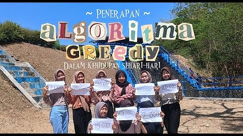 Algoritma Greedy dalam kehidupan sehari-hari