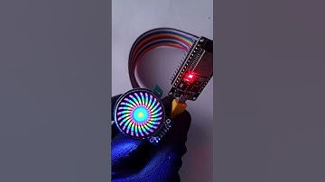 ESP32 with GC9A01 #electronics #esp32