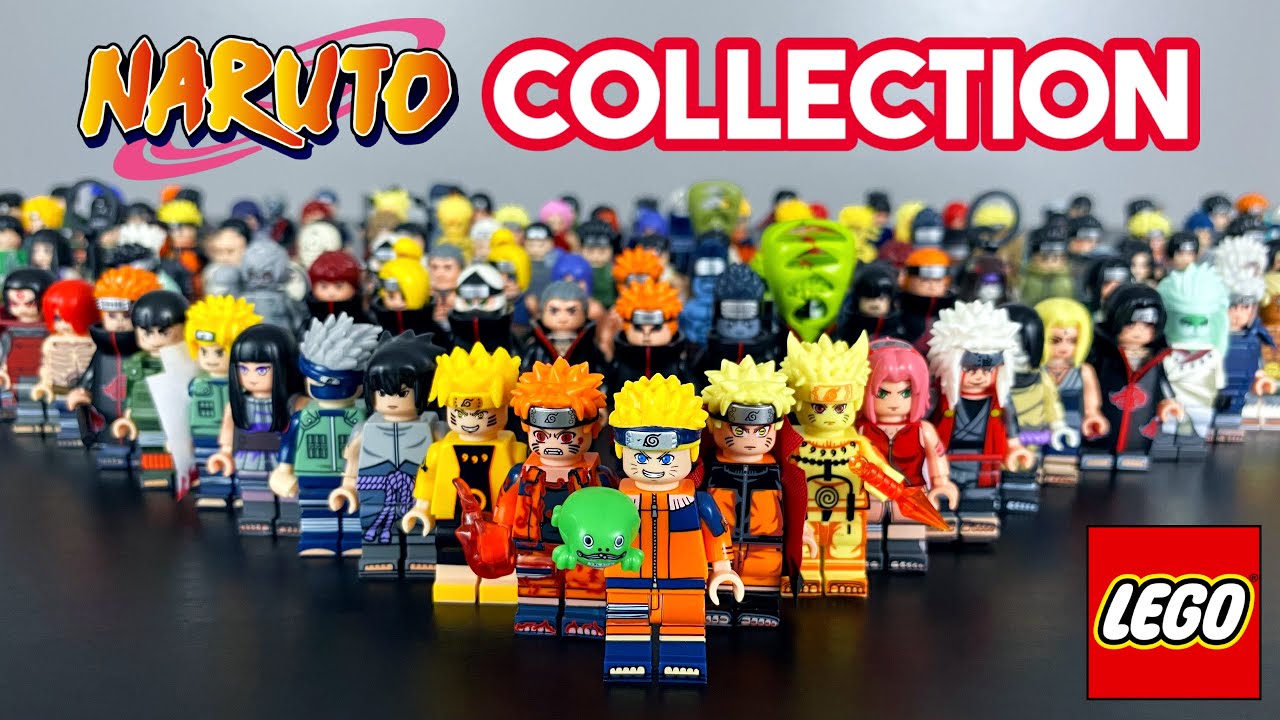 OVER 130+ MINIFIGS!!, NARUTO 🍥 Lego Collection Showcase