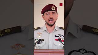 ولي العهد: كبرت وأنا أرى حب العسكرية في عيني جلالة سيدنا