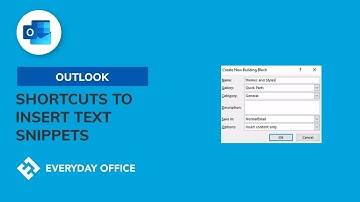 Add Templated Text to an Email with a Shortcut