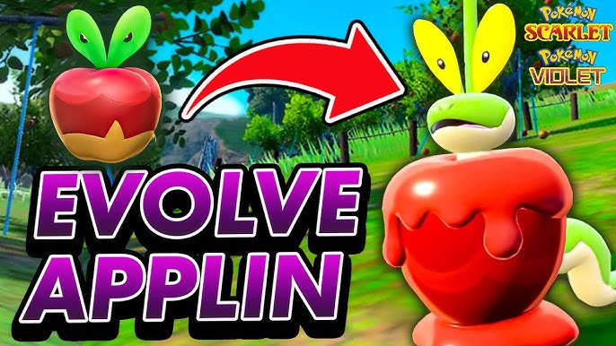 Evoluções Pokémon Triplas! #pokemon #applin #dipplin #tyrogue