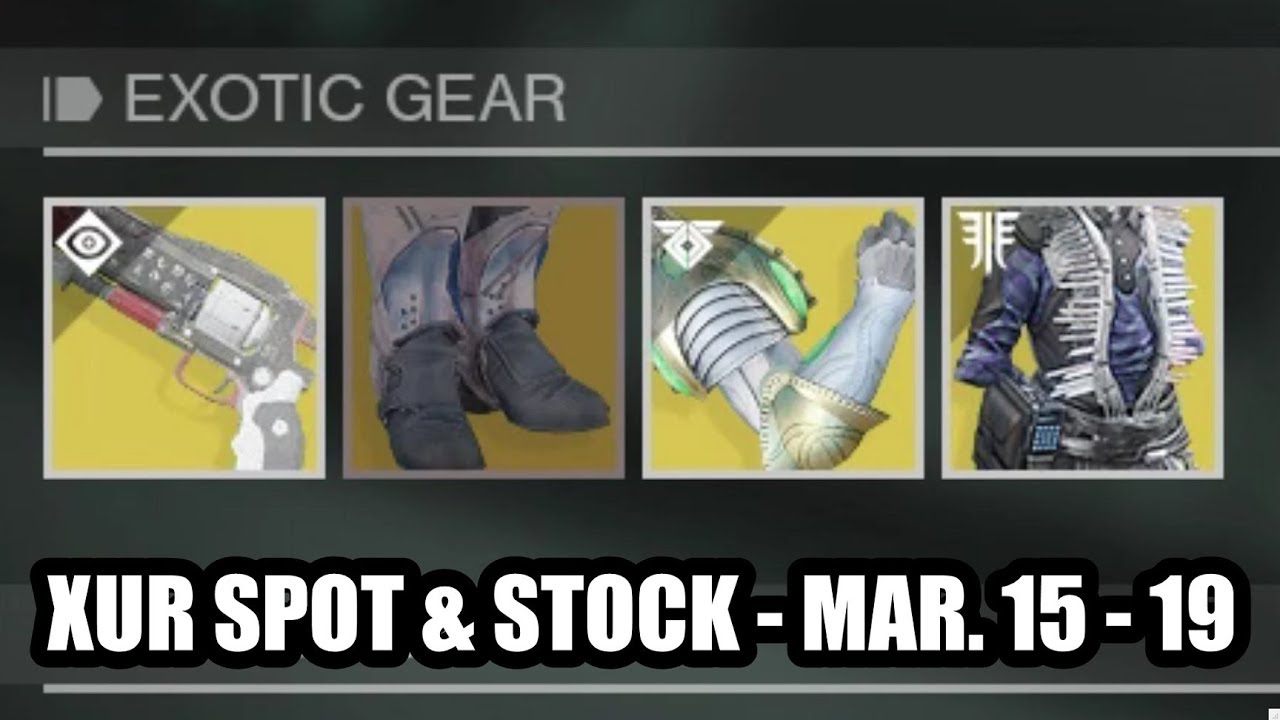 Warlocks Rejoice! And an Invitation! (Xur Spot & Stock)