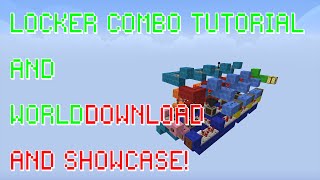 Combo Lock - Showcase + Tutorial + Download - Minecraft Redstone