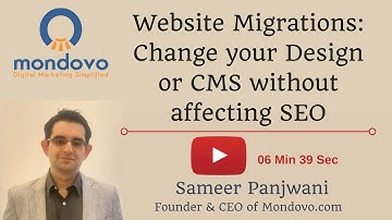 Website Migrations: Change your Design or CMS without affecting SEO