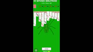 Spider Solitaire (2 suits) - Game #95