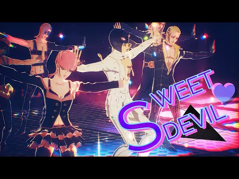 【ジョジョMMD】 トリッシュ・護衛チーム・暗殺チーム × Sweet Devil【JOJO MMD】