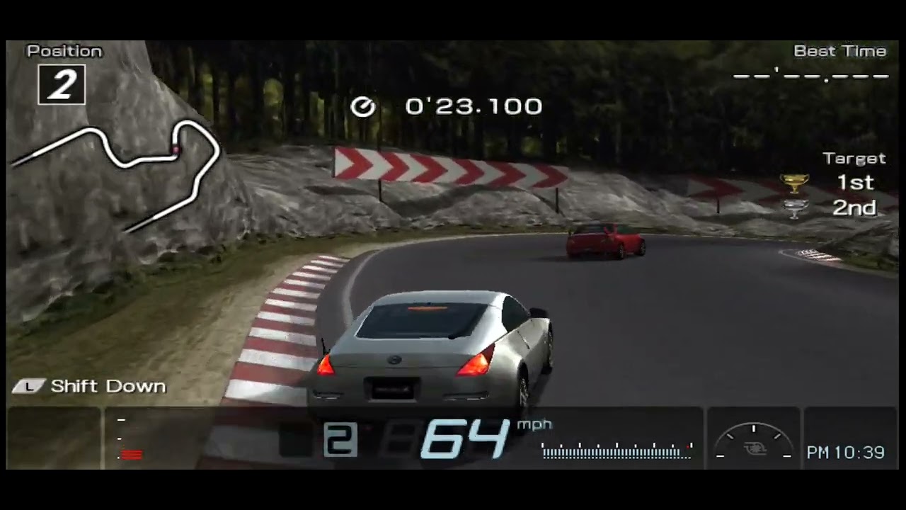Gran Turismo PSP - License Test H-4 2nd Try(PPSSP HD) 