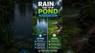 Is Rain Good or Bad for Your Pond? 🌧️ (What You Need to Know)
