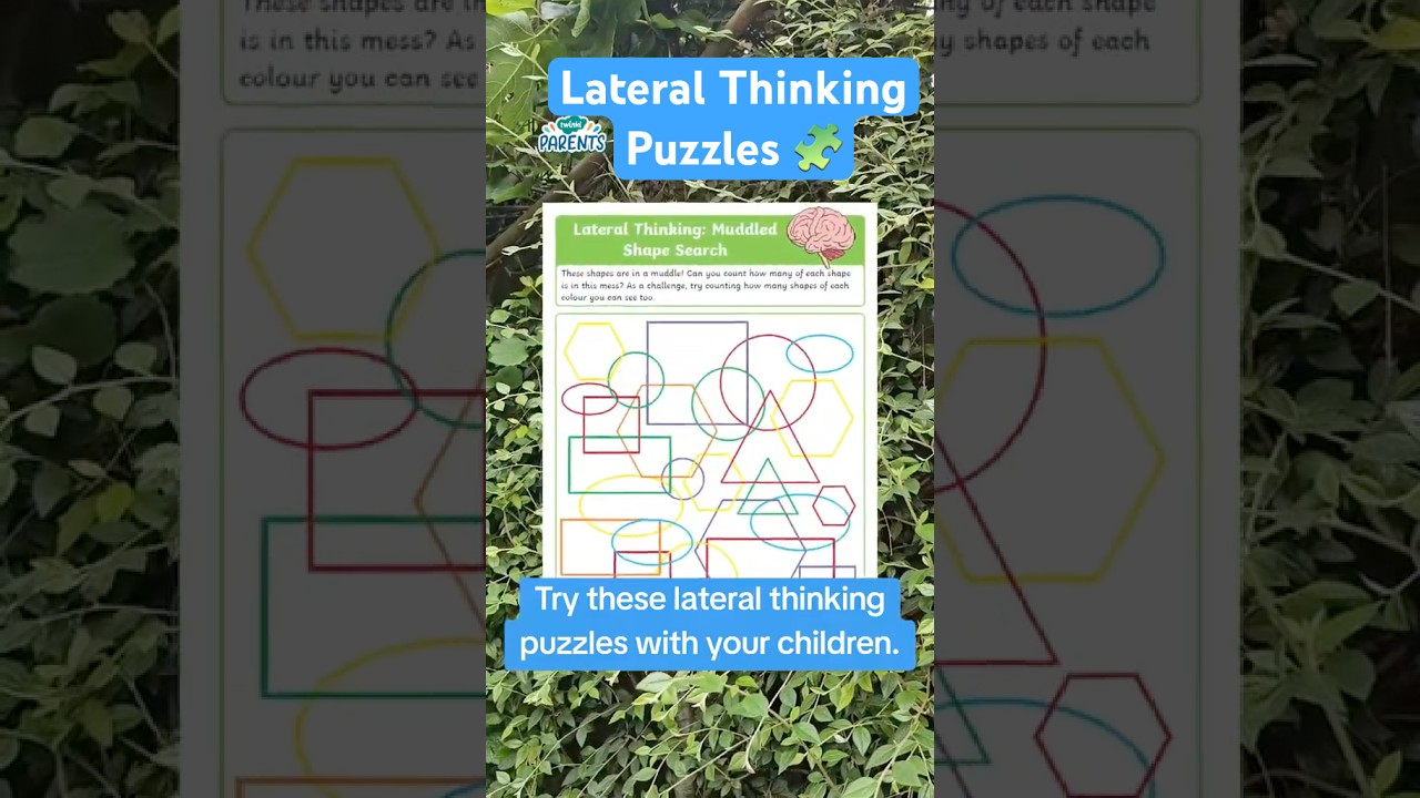 Try these Lateral Thinking Puzzles at Home 