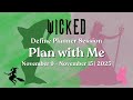 Wicked Themed Weekly Planner Spread | Plan With Me | Define Planner Setup